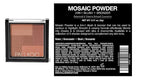 Palladio 2 In 1 Mosaic Powder Blush and Bronzer Silky Smooth Face Makeup Pressed Five Color Hues from Shimmering Pinks to Golden Browns Rich Pigmented Shades Flawless Finish, Spice, 0.28 Oz