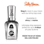 Sally Hansen Miracle Gel Nail Polish, Shade Once Chiffon a Time 248 (Packaging May Vary) (Sheer) (Pack of 2)
