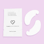 i-Laesh 100 Pairs Eye Pads for Lash Extensions - 100% Natural Aloe Vera Hydrogel Gel Under Eye Pads - Lint Free, Stick Well, Fits Most Eye Shapes Lash Extension Supplies Makeup Tools - U Eye Pads