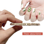 Resin Nail Art Palette, Nail Painting Mixed Color Palette, Gilded Edge Nail Gel Color Makeup Display Board Pallet (Pink)