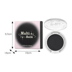 Black Cream Blush, Color Changing Blush For Cheeks & Lips Balm Tint Black Clear Color Change pH Magic Waterproof Gel Cheek Blendable Multi-Use Balm