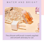 Fruit Pearlescent Plumping Lip Oil, Lip CarePearl & Shimmer Mini Lip Gloss Kit, Lip Care Hydrating Lip Gloss Tinted Lip Balm, Long Lasting & Nourishing Lip Glow Oil, Non-sticky Fresh Texture (Orange)