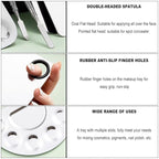 4 Pack Makeup Mixing Palette with Spatula, Stainless