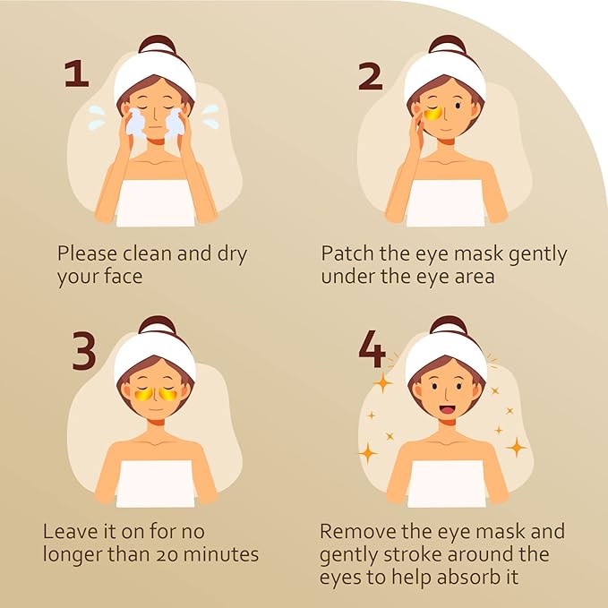 Under eye patches (30 pairs),