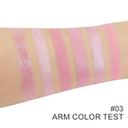 6-in-1 Cream & Powder Makeup Palette for Old Women – Blush, Highlighter & Eyeshadow, Matte & Shimmer Finish, Rose Nude Tones, Travel-Friendly Compact 03