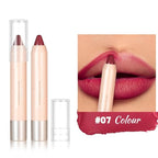 8 Colors High Pigmented Smooth Matte Lip Liner Pencil, Waterproof Velvet Lipstick Pen, Professional Lip Liner for Girls and Women (07)