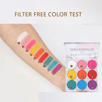 Mattew Eyeshadow Palette 9 Colors Cool Toned Matte