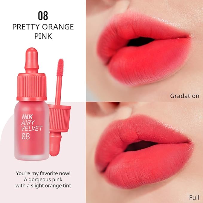 Peripera Ink Airy Velvet Lip Tint, Liquid Lip oz,