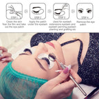 Under Eye Pads, Lint Free Lash Extension Eye Gel Patches for Beauty Salon False Eyelash Extensions Grafting, Hydrogel Eye Mask Beauty Makeup Tool (110 pairs with bag)