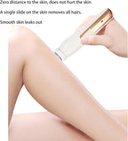 Womens Electric Razor, Face Shaver, Facial Hair Remover, Electric Bikini Trimmers for Legs, Travel Razor for Eyebrow Ear Nose Hair Lip Beard Armpit (Gold 4 in 1