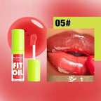 Lip Oil Lip Glaze, Soft Brush Head Hydrating Lip Glow Oil,Shiny Transparent Lip Gloss Plumping,Long Lasting Nourishing Non-sticky Fresh Clear Smooth Lip Care
