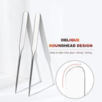 Professional Stainless Steel Makeup Palettes Makeup Spatula set,