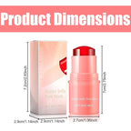 4PCS Milk Cooling Water Jelly Tint, Jelly Tint Makeup Jelly Blush Stick, Cruelty Free, Milk Jelly Blush, Blush Stick for Cheeks and Lips with Gift