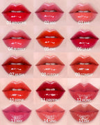 HOLIKA HOLIKA Heart Crush Glow Lip Tint Air – Korean Lip Tint with High Shine Juicy Fruit Jam Colors Lip Stain – Hydrolyzed Collagen & Vitamin C (15 FAY)