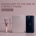 BS-MALL Makeup Brushes Foundation Powder Concealers Eye Shadows Makeup Set with LED light Mirror 14 Pcs Mini Makeup Brushes (APINK)