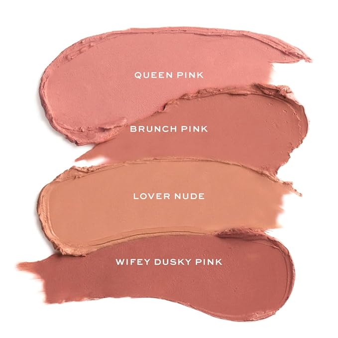 Revolution, Lip Allure Soft Satin Lipstick, Highly Pigmented & Smudge Proof, Long Lasting Creamy Satin Finish, Contains Vitamin E, Queen Pink, 0.11 oz