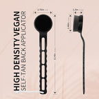 docolor Self Tanner Back Applicator, Plastic Long Handle Back Tanning Applicator Large Body Makeup Brush Vegan & Cruelty Free Self Tanner Brush For Self Tanner, Sunscreen, Bronzer, Foundation