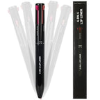 Arqumi Lip Liner - 4 In 1 Lip Liner High Pigmented Smooth Color Liner Retractable Lipstick Pencil,Smudge Proof Lipliner Pencil