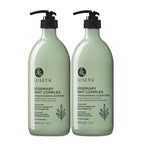 Luseta Rosemary Mint Strengthening Shampoo and Conditioner Set Nourish & Smooth Damaged Hair Thickening Shampoo for Thinning Hair,Add Shine for All Hair Types, for Men and Women 33.8oz×2