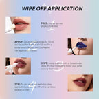 Matte Lip Gloss Peel Off Masque - Peel Off Lip Stain Tattoo, Toffee Rose Peel Off Lip Tint，Long Lasting Waterproof Transfer-proof Lip Mask Lip Stain Peel Off Lip Gloss, Stay Lip Makeup 02#