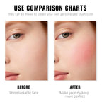 Dual Matte Powder Blush Palette – Nude Beige & Light Brown – Matte Natural Blush for Women, Buildable & Long Lasting Face Blush Makeup, Lightweight Vegan Cheek Blush for All Skin Tones 03#