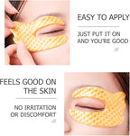BIOAQUA Gold Elastic Soft Crystal Gel Eye Mask Hydrates Nourishes Moisturizing Face Skin Around The Eyes 12g x 5pcs