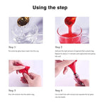 BONNIE CHOICE 12 Colors Liquid Lip Gloss Pigment Set, DIY Lipstick Liquid Pigment for Set Making Lip Gloss, DIY Lip Cosmetic Dye, Edible Coloring Pure Plant for Gloss Base