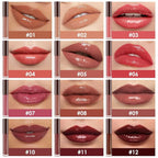 Hydrating Lip Glow Oil, Plumping Lip Oil, Tinted Lip Plumper Gloss,Younger-Looking Lips | Nourishing Long Lasting Non-Sticky Hydrating & Smoothing Lip Treatment Cruelty Free 11#