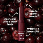 e.l.f. Sheer Slick Lipstick, Hydrating Lipstick For Sheer Color With A Shiny Finish, Infused With Vitamin E, Vegan & Cruelty-free, Black Cherry