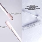 Nouba Eye O’Clock Rejuvenating Eye Gel Cream Applicator For Wrinkles, Dark Circles, Puffiness, Reduces Fine Lines, Anti Aging Revitalizes Eye Area Contour Eye Treatment Vitamin E Deeply Hydrates 3ml