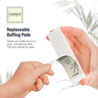 Onsen Secret Complete Nail Reboot Kit w/Nail Reboot Oil 10ml, Nail File 120/180 Grit Double Sided, A 3-Way Nail Buffer Block & Cuticle Serum-15ml w/Cuticle Oil in Action-Super Value Pack