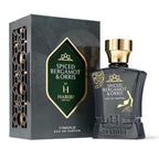 H HABIBI Spiced Bergamot & Orris Arabian Cologne For Men, Eau De Parfum (2.5 Oz) Long Lasting Perfume For Men Blended With Sweet & Spicy Notes of Sage & Oud