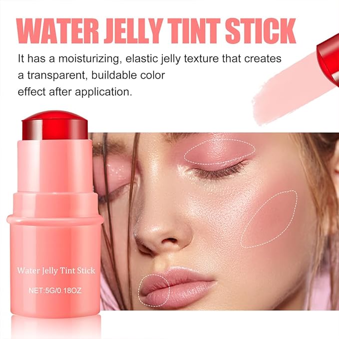 3 Colors Water Jelly Tint Stick, Milk Cooling Cooling