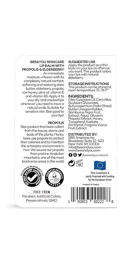 Bee and You Elderberry and Propolis 10ml