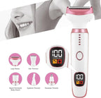 Electric Razors for Women, Bikini Trimmer for Women 5 in 1 Body Shaver for Nose Hair Face Eyebrow Arms Legs Armpit Underarm Pubic Area, Replaceable Lady Facial Razor Painless USB Charge Female Gift