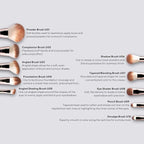 Professional Makeup Brush 11 Piece Set, Premium Synthetic Vegan Brushes Kit for Blending Powder, Foundation, Concealer, Blush & Eye Shadow, Cruelty-Free