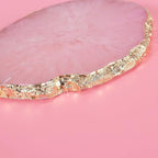 Resin Nail Art Palette, Kalolary Polish Holder Drawing Color Palette, Nail Art Painting Gel Palette Manicure Tool (Pink)