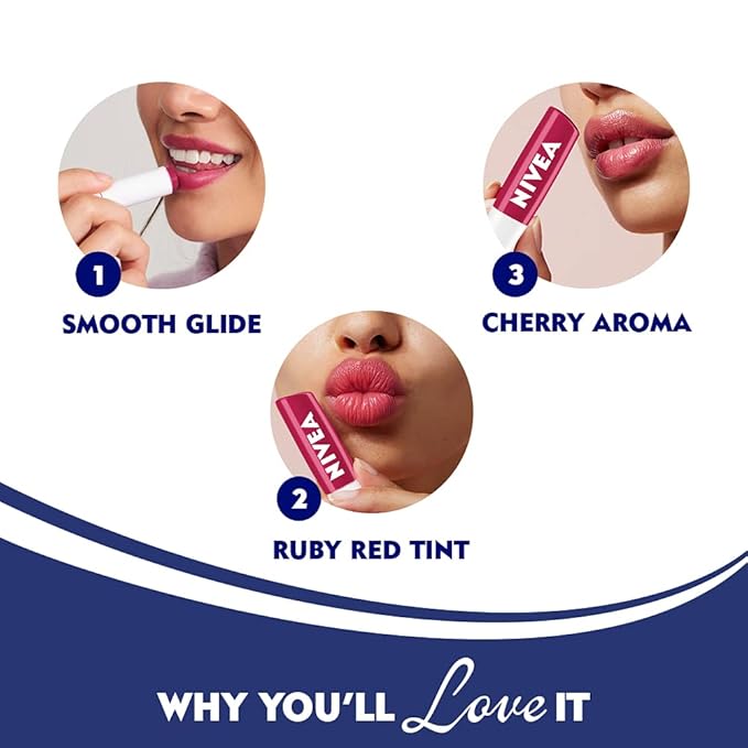 Nivea Lip Care Fruity Shine Cherry,