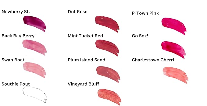 Dot Rose Lip Gloss (.25oz) -Vegan, Gluten-Free, Cruelty -Free formula with Aloe, Vitamins C & E, Spearmint extract and a sheer shine finish for soft, hydrated lips.