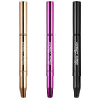 Retractable Dual End Lip Brush Concealer Brush with Cap, Lipstick Eyeshadow Foundation Makeup Brushes Gold, Black, Purple