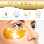 AVJONE 24K Gold Eye Mask - Puffy Eyes and Dark Circles Treatments – Relieve Pressure and Reduce Wrinkles, Revitalize and Refresh Your Skin -16 Pairs
