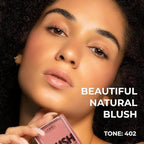 Lamel Blush Cheek Rouge Color Mini - Blendable Natural Blush Powder - Enhances & Defines Shapes & Features - Shading & Contouring Powder Blush - 4 Universal Shades - № 402 (Rouge) - 3.8g / 0.13 oz
