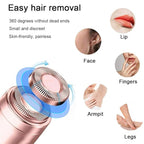 Facial Hair Remover Replacement Heads: Compatible with Finishing Touch Flawless Facial Hair Removal Tool for Women As Seen On TV 18K Gold-Plated Rose Gold (Generation 1 2pack)