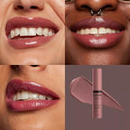 NYX PROFESSIONAL MAKEUP Butter Gloss, Non-Sticky Lip Gloss - Cinnamon Roll (Dusty Nude Mauve)