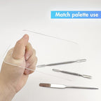 Foundation Spatula, 3pcs Stainless Steel Makeup Spatula Mixing Tool Cosmetic Metal Mixer Tool for Professional Color Nail Art Lab Pigment Blending Stick