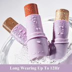 4Pcs Cream Blush Contour Highlighter Bronzer Moisturizer Stick Makeup Set #T Blush Glow2