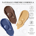 3PCS Eyeshadow Stick,Pro Longwear Matte Eye Shadow Sticks Pencil Crayon-Denim
