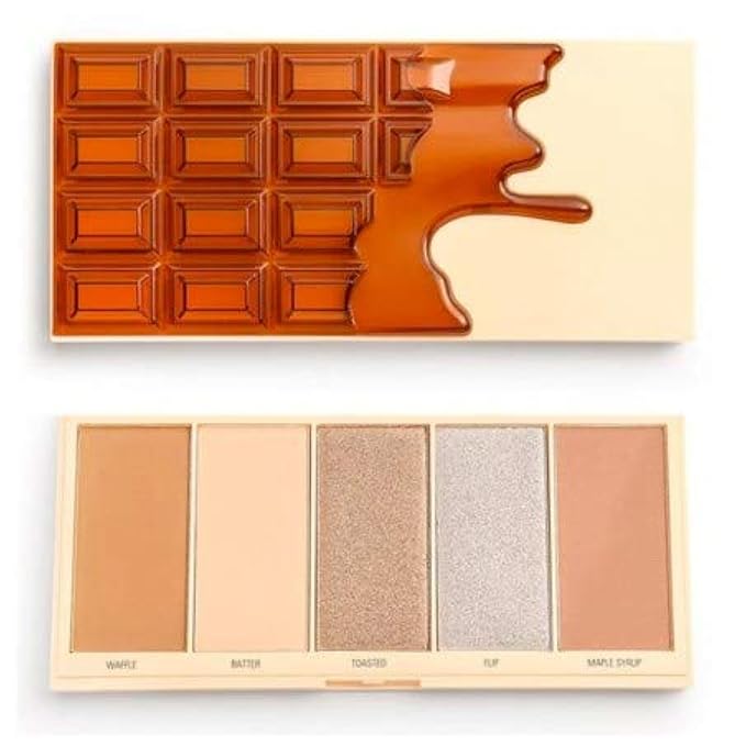 I Heart Revolution - CHOCOLATE FACE PALETTE - Contouring palette - WAFFLE