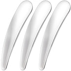 3pcs Mini Metal Makeup Spatula, Reusable Cosmetic Cream