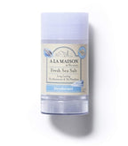 A La Maison Fresh Sea Salt Aluminum Free Deodorant for Women and Men - Natural Deodorant (3 Stick Bulk Pack)